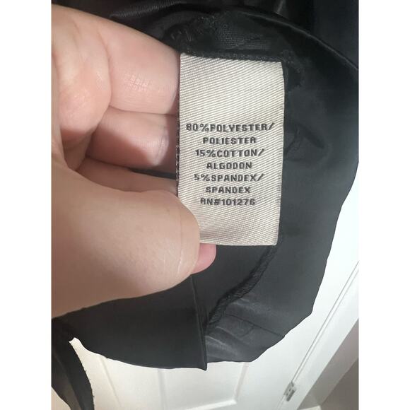 VINTAGE Y2K ECI NEW YORK BLOUSE | WOMENS BLACK SILK FORMAL BLAZER | SIZE 6 - Picture 8 of 10